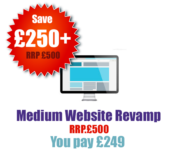 Medium website revamp