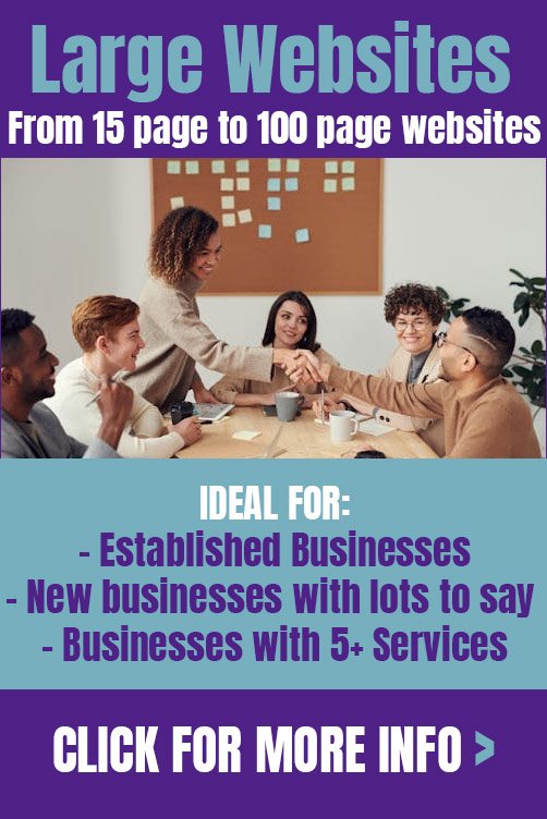 large brochure website design London