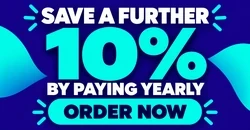 Save a further 10 by paying yearly Order now