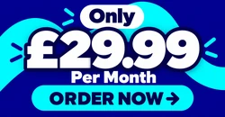 Order 20 product ecommerce website design for £2999 per month