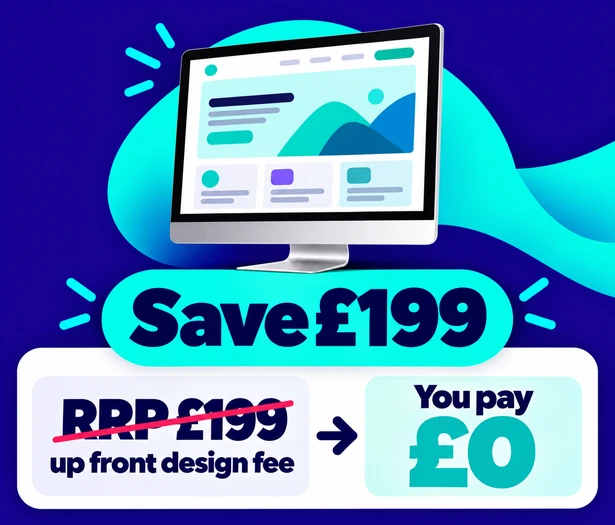 3 page website design save £199 on the RRP upfront design fee you pay £0