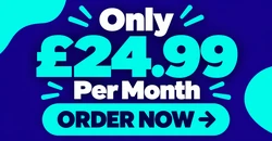 Order 5 page website design for £2499 per month