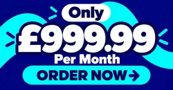 Order 5000 product ecommerce website design for £99999 per month