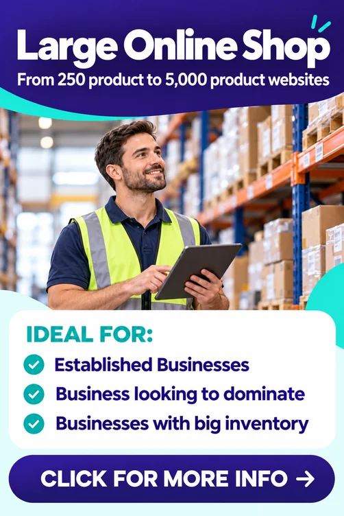 Large online shop 2505000 products for established businesses businesses looking to dominate and businesses with big inventory View details